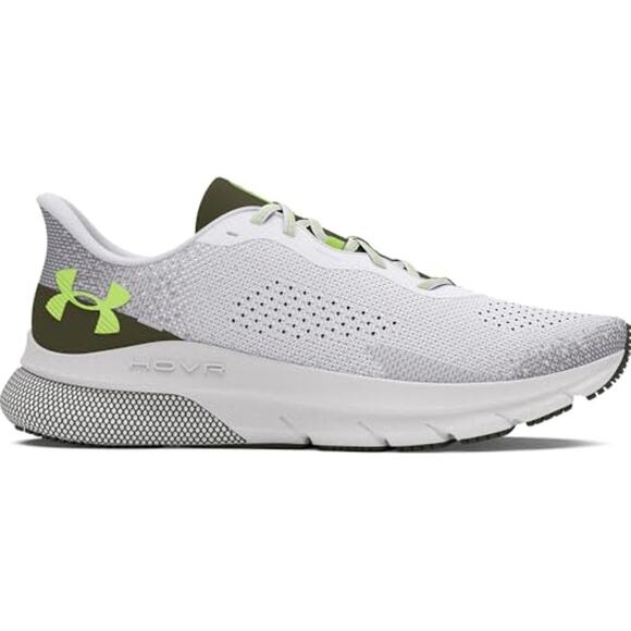 NWT Under Armour Men's HOVR Turbulence 2 Running Shoes White/Green Size 10 - Picture 2 of 5